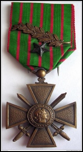 French Croix de Guerre - click for enlargement